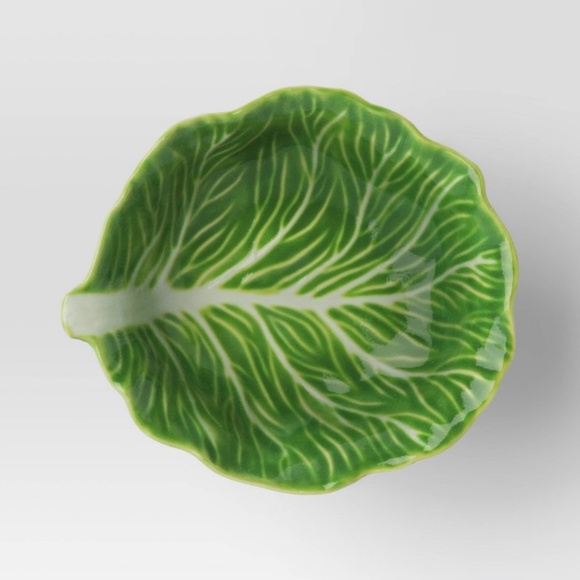 Threshold Stoneware Bunny Cabbage Dessert Bowl - Thumbnail 2